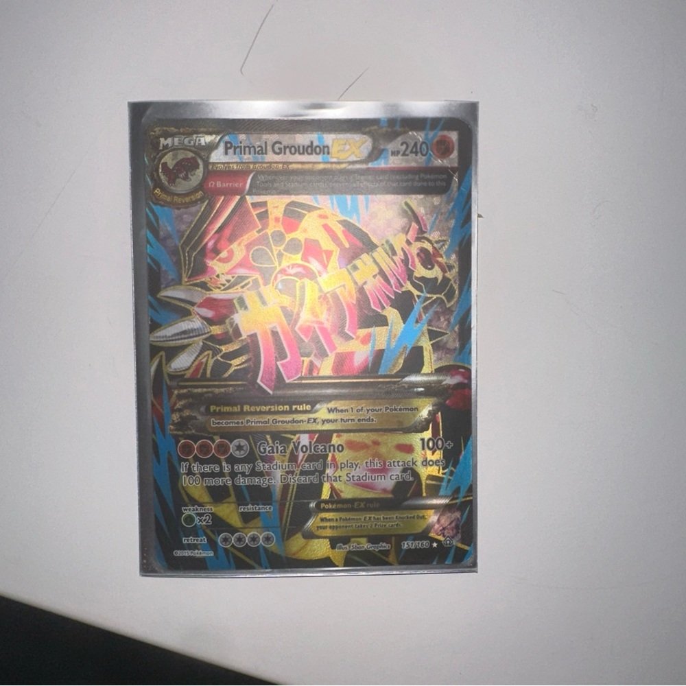 Mega Primal Groudon EX Card 151/160